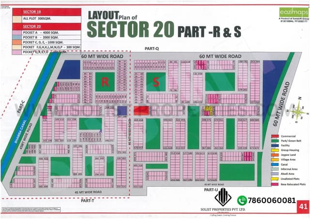 Sector 20 Part R & S Yamuna Expressway Maps